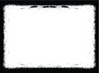 © miloje - Vector Frames. rectangles for image. distress texture . Grunge Black borders isolated on the background . Dirt effect . geometric shapes for your design