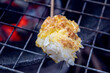 Khao Jee or Khao Jee, Sticky Rice with Grilled Egg - Isaan Traditional Food, Thailand