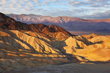 Sticker - Sunset. The Death Valley in California