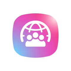 Poster - Social Network - Mobile App Icon