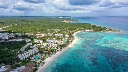 Wall Mural - Caribbean Beach Blue Water