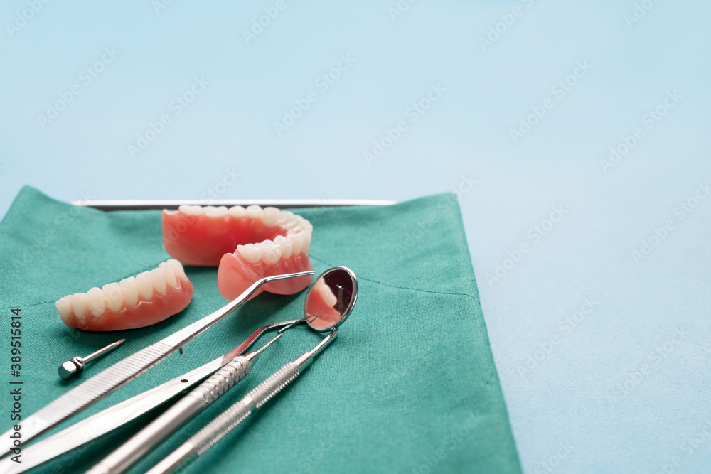 Dental implant work is completed and ready to use/ dental implant ...
