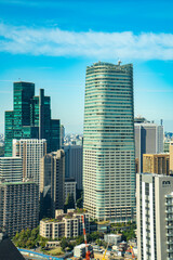  【東京タワーより】東京都内、都市景観/六本木方面