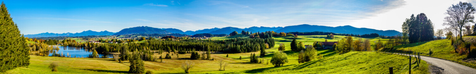 Wall Mural - landscape at the east allgau near Nesselwang