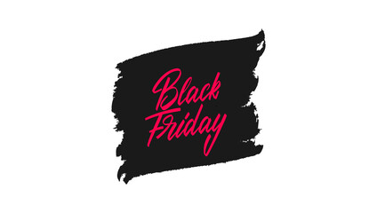 Poster - Black Friday sale lettering label badge design