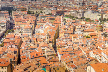 Poster - Aerial view of Nice, South of France