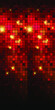 Red mosaic effect background. Squares in red with highlights