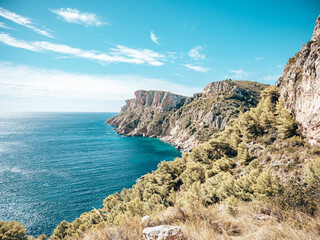 Wall Mural - Cala Moraig cliffs 