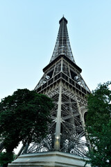 The eiffel tower in Paris, France