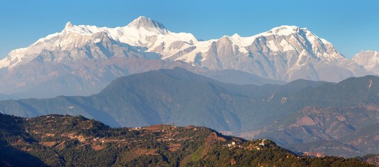 Annapurna Himal range, Annapurna 2 II and 4 IV