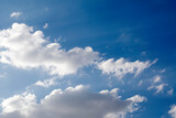 Fototapeta Niebo - blue sky background with white clouds