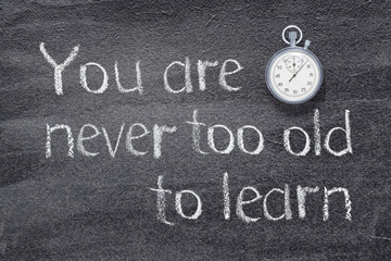 Wall Mural - never too old watch