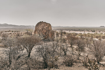 Wall Mural - Beautiful landscape view in Namibia, Africa