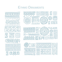 Sticker - Ethnic handmade ornament for your design