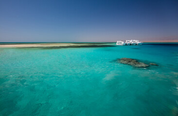 Sticker - Scenic Bay of Islands, Egypt, Sharm El Sheikh.