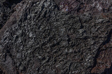 Basalt Lava Rock Surface Texture From A Flow At Hawaii Volcanoes National Park, Big Island Of Hawaii, USA