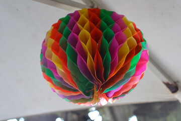 colorful paper lanterns