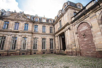 Canvas Print - Strasbourg, France - September 7, 2018: Palace Palais Rohan seen from courtyard in Strasbourg France