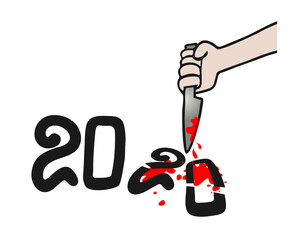 Poster - Killing 2020 year symbol