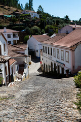 Wall Mural - Vertical shot of a  concrete street in MarvÃ£o, Portugal