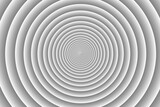 Fototapeta Do przedpokoju - Concentric circle elements gray pattern,  Black and white color ring, Circle spin grey target,