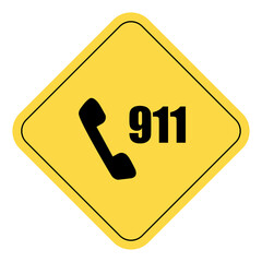 Poster - 911 emergency call	
