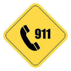 Poster - 911 emergency call	
