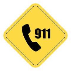 Poster - 911 emergency call	
