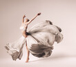 © Artem Popov - ballerina dancing in flowing dress