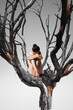 © Artem Popov - woman sitting on tree