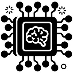 Wall Mural - Brain Processor