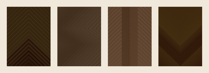 Wall Mural - diagonal background design collection. templates linear texture for business card, cover layout, bro