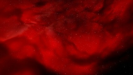 Wall Mural - red-violet nebula in outer space, horsehead nebula, unusual colorful nebula in a distant galaxy, red