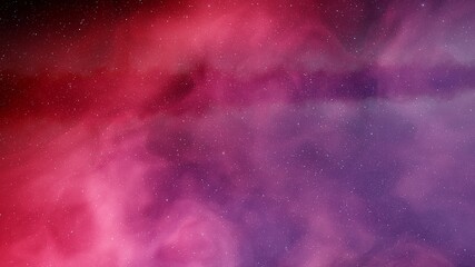 Wall Mural - red-violet nebula in outer space, horsehead nebula, unusual colorful nebula in a distant galaxy, red