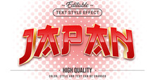 Editable Text Style Effect - Japan Theme Style.