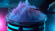© Jag_cz - Freeze motion of coloured powder explosion on drum