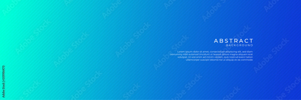 Blue abstract banner design vector illustration background with modern ...