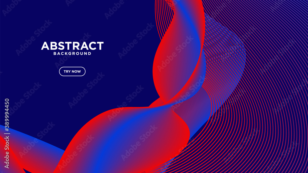Modern abstract red and blue gradient wavy background Stock Vector ...