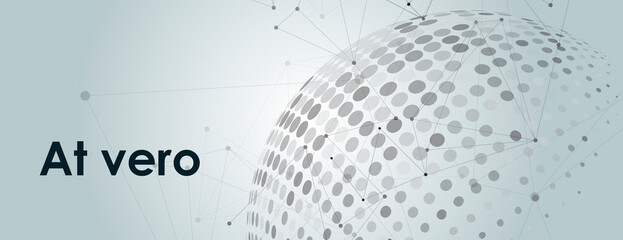 Fototapete - Vector halftone circle. Modern artistic illustration pattern. Graphic element banner background