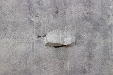 Gray Cracked Concrete Wall Background Or Texture