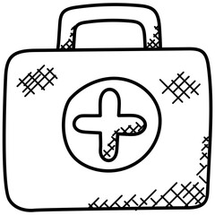 Wall Mural - 
First aid kit for medical emergency 
