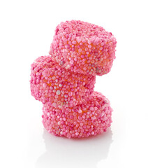 Wall Mural - stack of pink candies