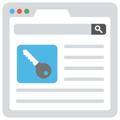 Wall Mural - 
Flat icon design of web layouts
