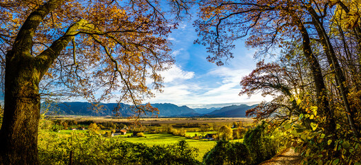 Wall Mural - landscape at Murnau am Staffelsee - bavaria