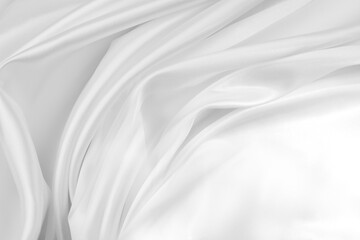 White silk fabric lines