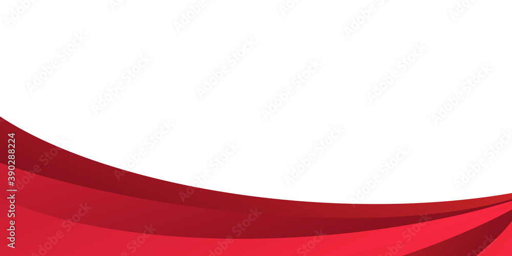 Red abstract wavy presentation background. Vector illustration design ...
