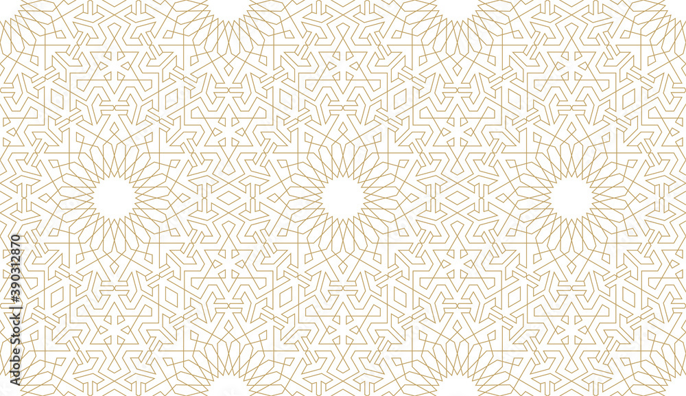 Seamless vector pattern in authentic arabian style Stock Vector | Adobe ...