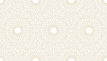 Seamless Vector Pattern In Authentic Arabian Style