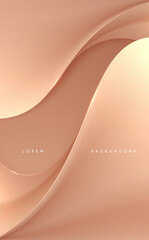 Wall Mural - Abstract soft pink gold background