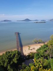 Wall Mural - The beautiful islands and beaches of Southern Myanmar / Burma around Kawthaung in Southeast Asia